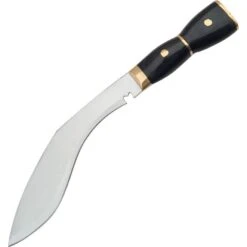 Pakistan 324715 Kukri Knife With Black Laminated Wood Handle