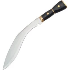 Pakistan 324717 Kukri Knife With Black Laminated Wood Handle