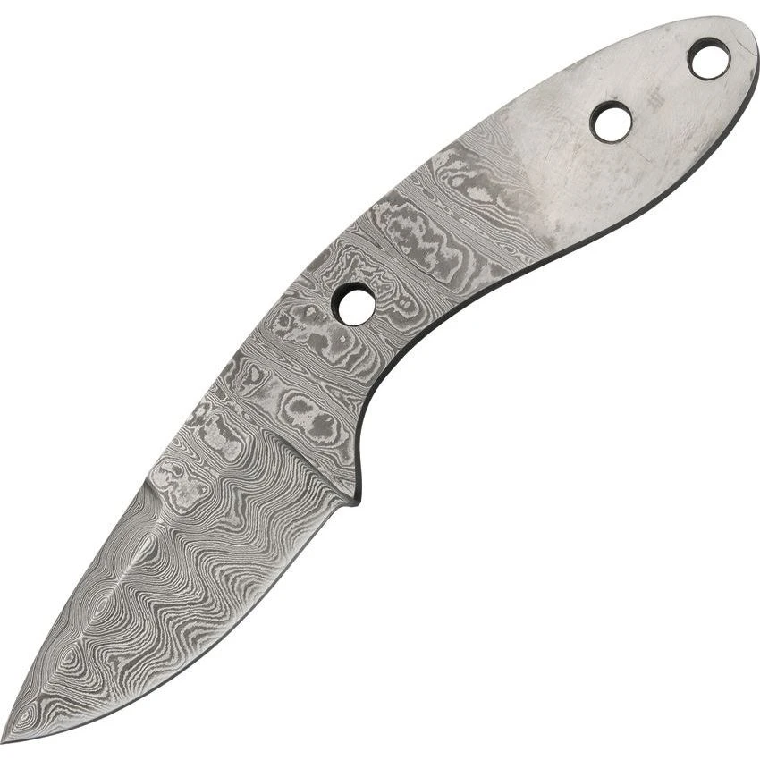 Blank DM2719 Damascus Drop Point Hunter Blade Knife 3 Blank DM2719 Damascus Drop Point Hunter Blade Knife