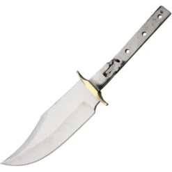 Blank 099 Fixed Blade Trailing Point With Brass Finger Guard