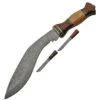 Damascus 1134 Damascus Kukri Knife With Olive Wood Handle -Knives Tratina Shop 209322 209345