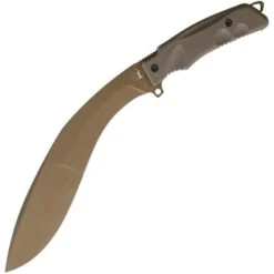 Fox 9CM04BT Exteme Tactical Kukri Bronze With Tan Forprene Handle