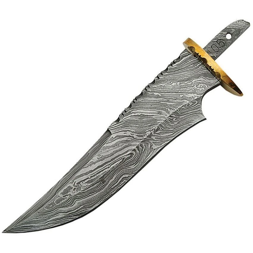 Blank SODMB3 Damascus Blade Knife With Stainless Steel Construction 3 Blank SODMB3 Damascus Blade Knife With Stainless Steel Construction