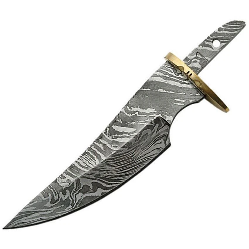 Blank SODMB5 Damascus Blade Knife With Stainless Steel Construction 3 Blank SODMB5 Damascus Blade Knife With Stainless Steel Construction