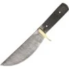 Blank 037 Knife Blade Damascus Skinner With Brass Guard -Knives Tratina Shop 216241 216255