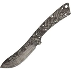 Alabama Damascus Steel 032 Damascus Blade Knife With One Piece Damascus Steel Construction