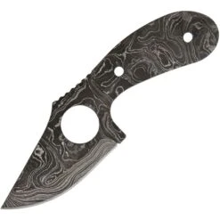 Alabama Damascus Steel 061 Damascus Blade Knife With One Piece Damascus Steel Construction