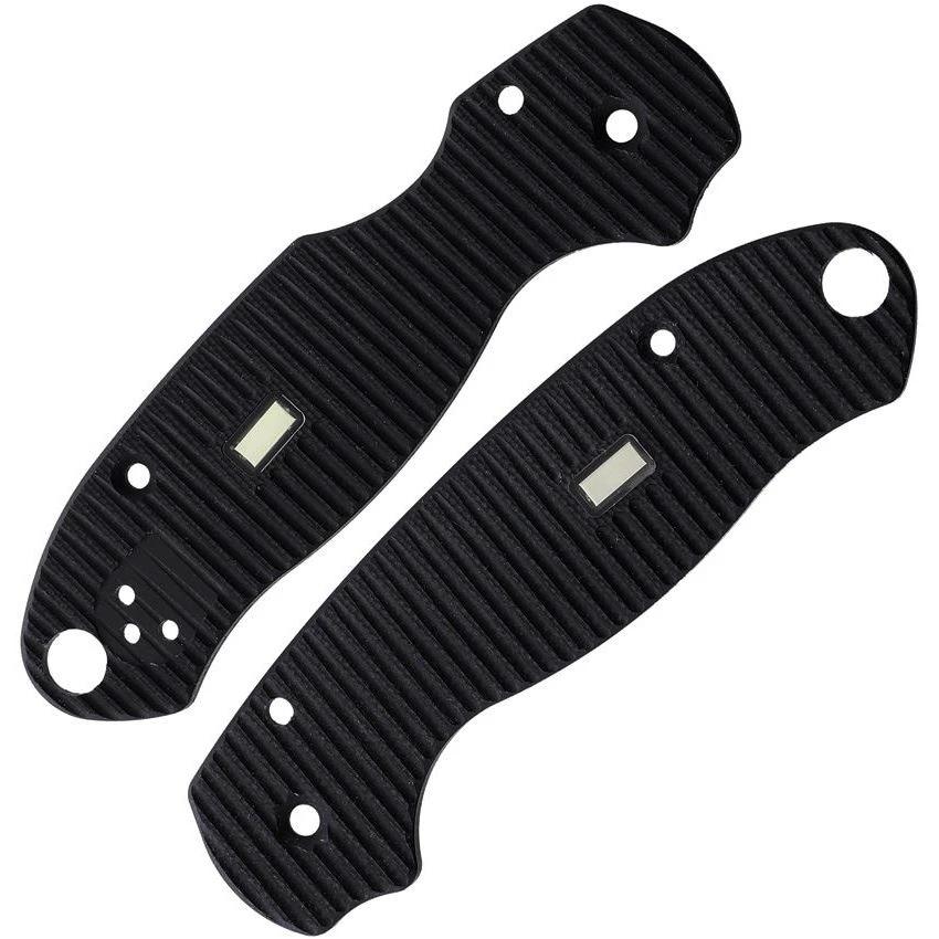 Glow Rhino KSPMBLK Custom Spyderco Para Scales 3 Glow Rhino KSPMBLK Custom Spyderco Para Scales